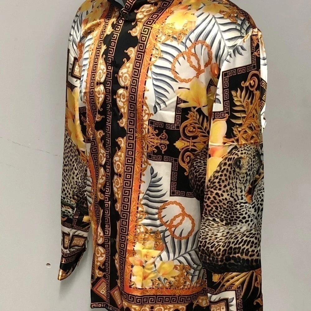 Barabas button front shirt multi floral classic - Picture 2 of 3
